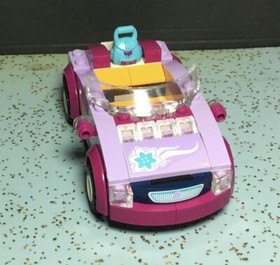 LEGO FRIENDS SET# 41013-EMMA’S SPORTS CAR 159Pcs 1FIG 1CAT INSTRUCTIONS NO BOX