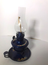 lanterna ad olio con paravento in vetro