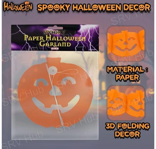 Decorazione da appendere 3D Halloween 3,5M spirale spettrale favola, ghirlanda - Bild 8 von 10