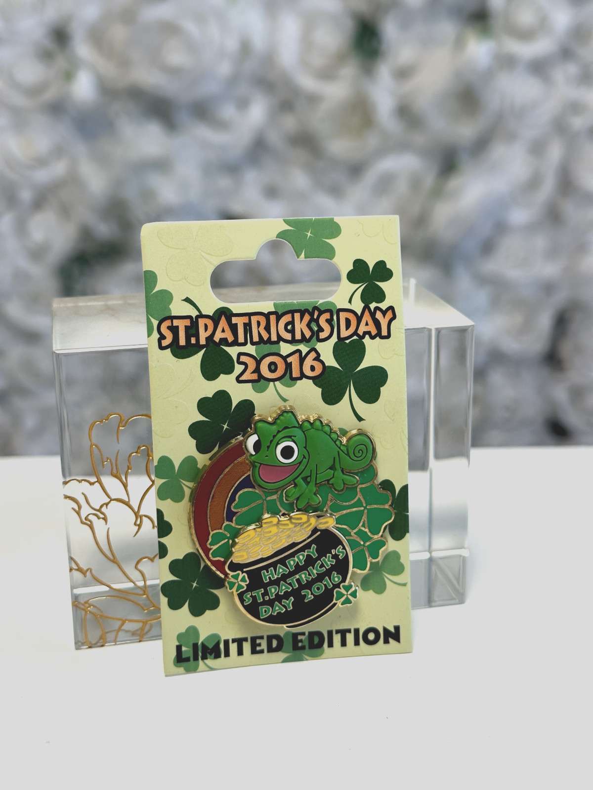 Disney St Patricks Day 2016 Pascal Free-D Tangled Pin LE 5000 113744