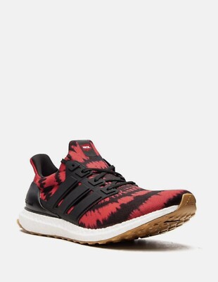 Men's Adidas UltraBoost Shoes Running Sneakers Black Red Gym Trainers | eBay
