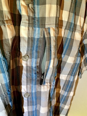 Chemise boutonnée à carreaux Eastern-Mountain-Sports