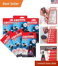 Precision Control Super Glue - Clear, Fast-Drying Adhesive for Multiple Uses