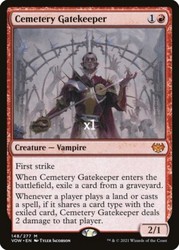 Cemetery Gatekeeper - Innistrad: Crimson Vow #148 Mythic Rare