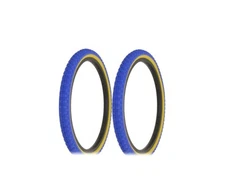 ALTALINE Bicycle TIRES 20" x 1.75 Blue/Gum COMP III STYLE (2) TIRES BMX STYLE