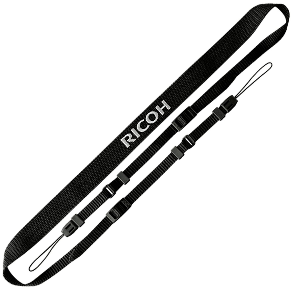 RICOH ST-2 Genuine Neck Shoulder Strap BLACK 174790 with logo