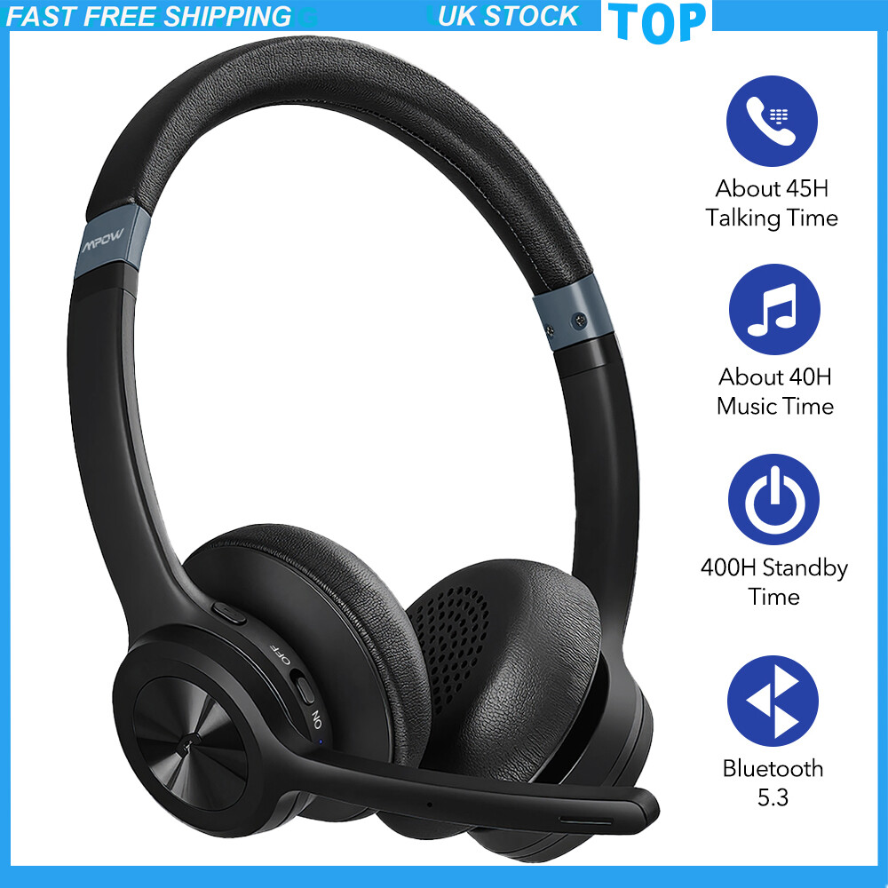 Wireless Headset Headphones For Calling Wireless Headset Best - Main Image