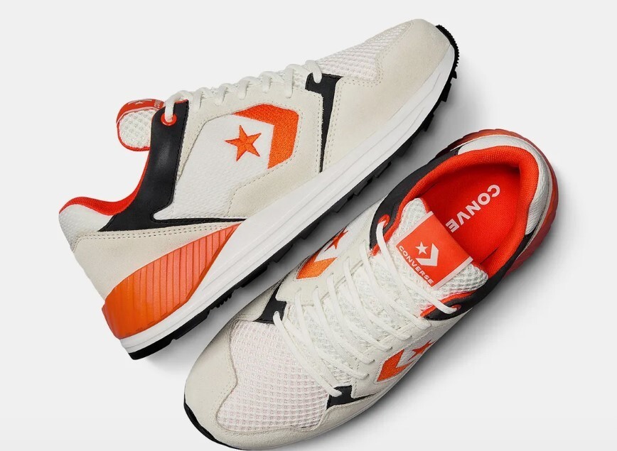 Converse Wave Trainer vintage orange men's sneakers A12835C | eBay