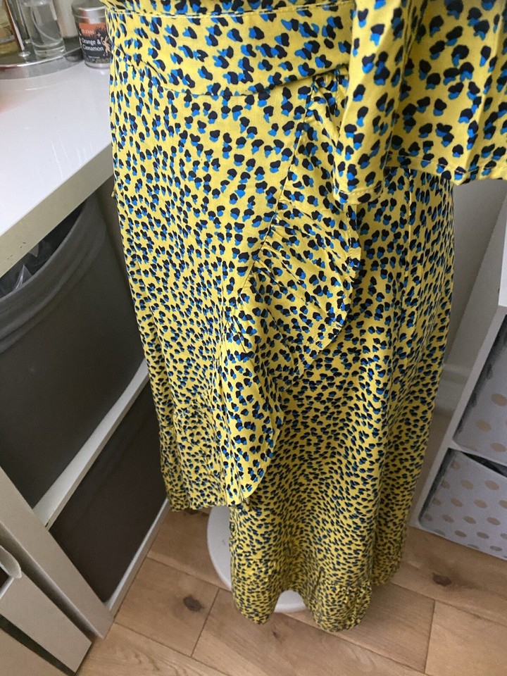 Next Beachwear Yellow Mix Dress Size 12 NWTS eBay