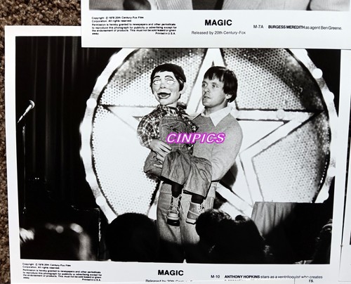 ANN MARGRET,ANTHONY HOPKINS "MAGIC" 8 ORIGINAL 1978 8X10S-ED LAUTER-HORROR - Picture 2 of 3