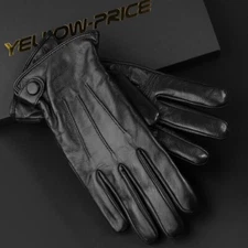 4IN1 Windproof/Dustproof/Water-Resistant/Sun-Protect REAL Leather Gloves Thermal