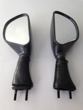 Carbon Racing Mirrors For 98-02 Kawasaki Ninj...