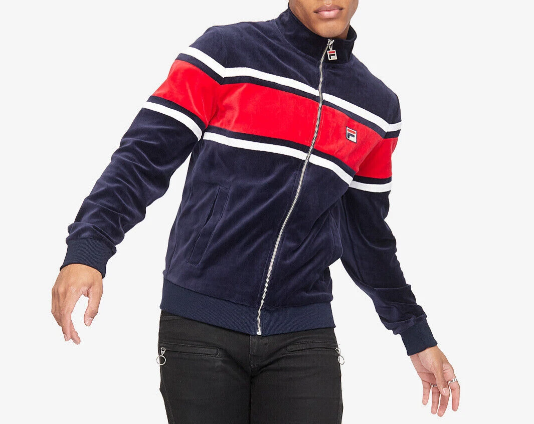 Fila velour on sale track top