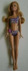 Barbie Doll 2011 Straight Leg Flat Feet Strawberry Blonde Bathing Suit Beach Vtg
