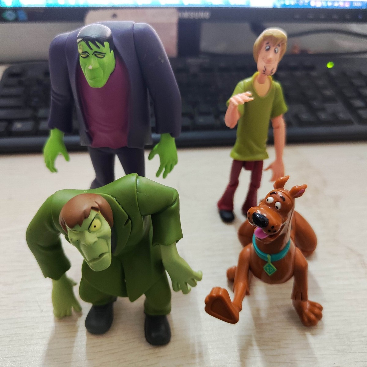 Rare Lot of 4pcs Scooby-Doo Shaggy Dog Creeper Frankensteion 5