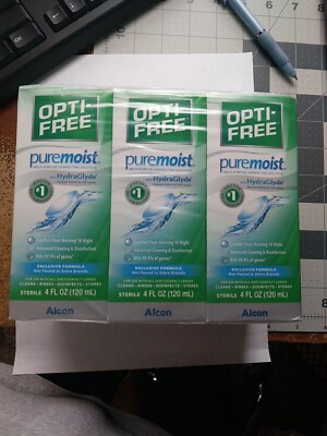Alcon Opti-Free 4 FL Oz PureMoist Multi-purpose Disinfecting Solution 6 Pack 