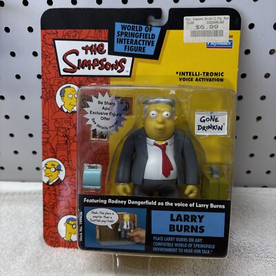The Simpsons World Of Springfield Interactive Figure Larry Burns