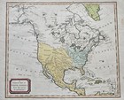 Antique Map of NORTH AMERICA, c1808