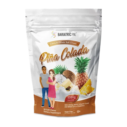 BariatricPal Sugar-Free Calcium Citrate Soft Chews 500mg - Piña Colada