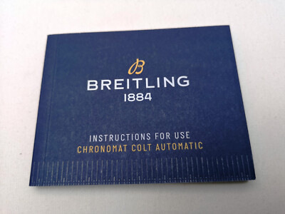 Breitling CHRONOMAT COLT AUTOMATIC ANLEITUNG MANUAL INSTRUCTIONS Instucciones