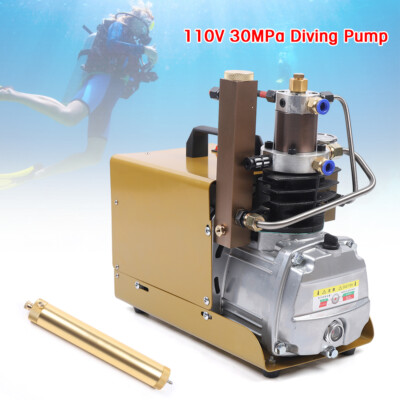 #ad #ad High Pressure Electric Air Compressor Pump 110V 30MPa 4500PSI Scuba Diving Pump $229.50