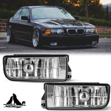 For 1993-1998 Bmw 3 Series E36 M3 Fog Lights Bumper Driving Lamps Clear Pair For 1993-1998 Bmw 3 Series E36 M3 Fog Lights Bumper Driving Lamps Clear Pair