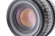 Pentax A Camera Lenses 50mm Focal f/1.7 Maximum Aperture for sale
