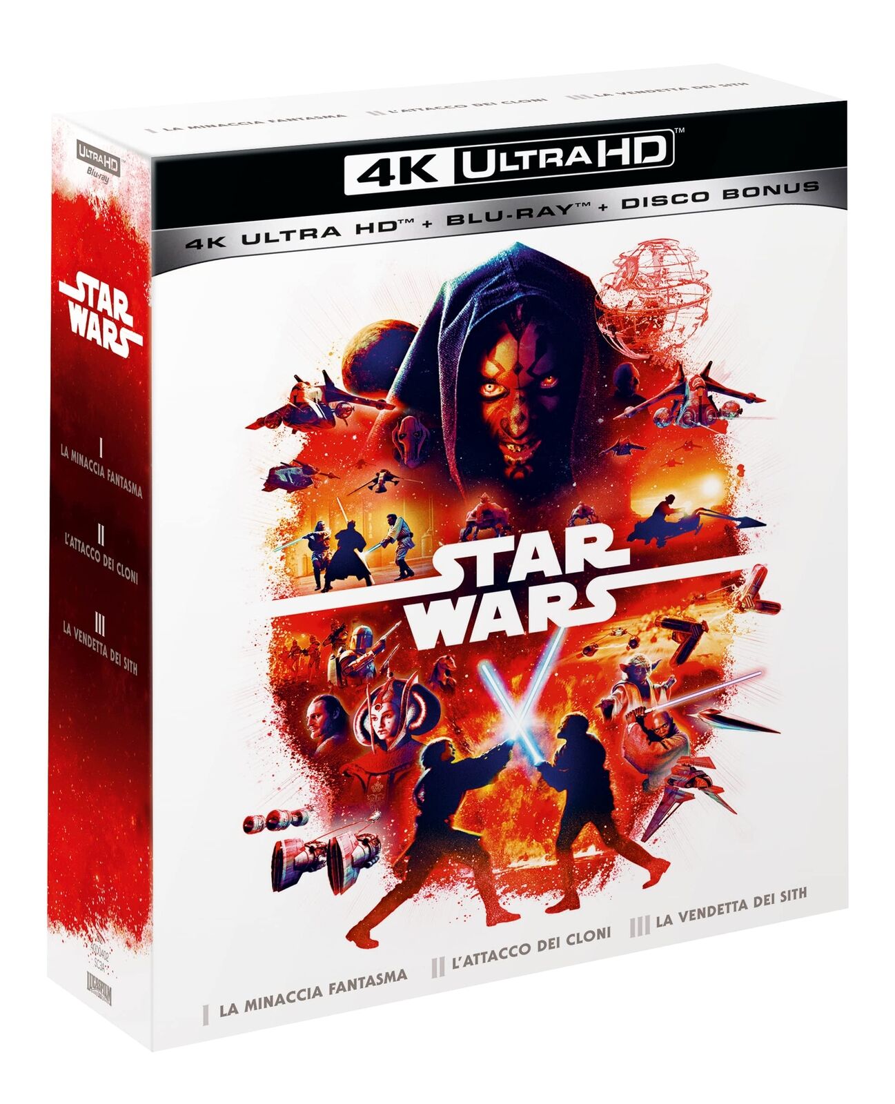 Star Wars - Trilogia Ep.1-3-UHD (Limited Edition) ( (4K UHD Blu-ray) (UK  IMPORT)