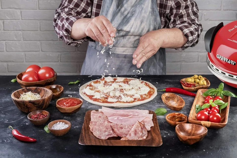 G3Ferrari Pizza Express Delizia Pizzamaker (1200 W), rot - Bild 2 von 4