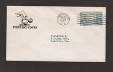 U.S. Postal Cover - First Day - Lee - Jackson - 1937
