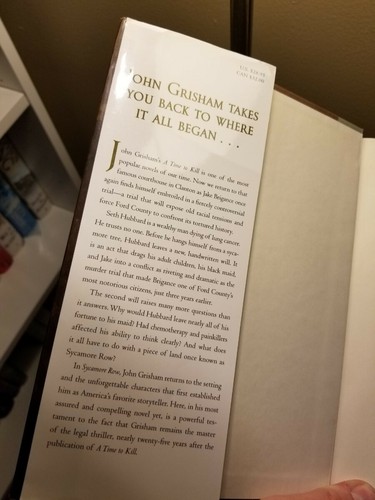 Sycamore Row by John Grisham 2013 1st Edition 1st Printing HB DJ Very GC!!! - Picture 7 of 11