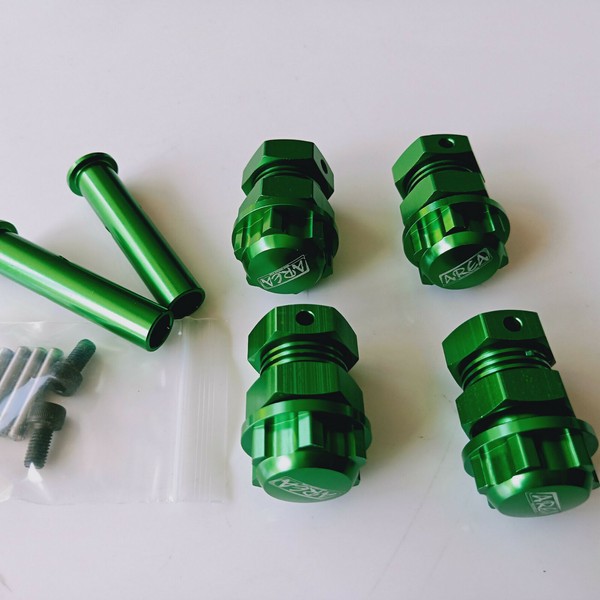 Área rc CNC aleación tuerca de rueda + extensores para baja 5b 5t 5sc 1/5 coche rc
