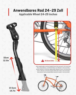 fahrradständer horizontal RTR BIKES Brutus Up Vertikal & – Platzsparender Bodenparker für E-Bikes bis 30kg – Freistehend, Passend für 24-29 Zoll & 3,5