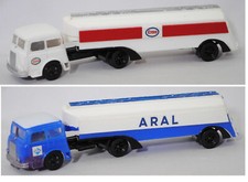 Siku Plastik V47 Tankwagen mit Henschel HS 170 TS & STRÜVER Tanksattelauflieger