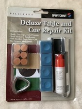 Billiards Deluxe Table And Cue Repair Kit Sportcraft New