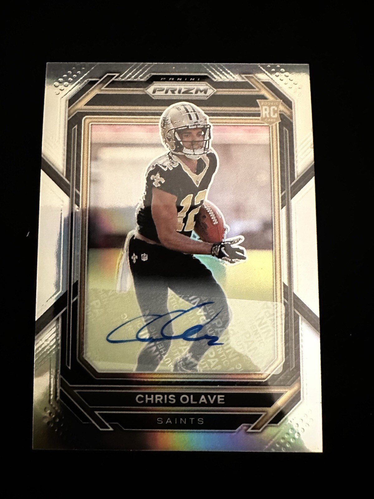 2022 Panini Prizm - Rookies Silver Prizm Autographs #310 Chris Olave (AU, RC)