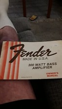 Fender 300 Watt Bass Amp #LOOK#