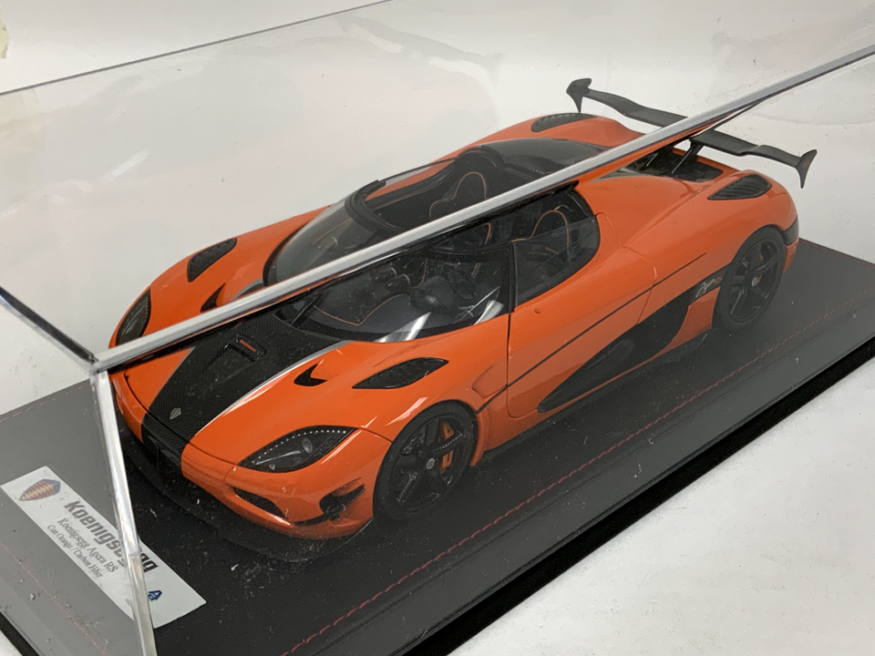 Xe mô hình Koenigsegg Regera 1:18 FrontiArt (Orange Red) - Shop Xe Mô
