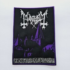 Mayhem De Mysteriis Dom Sathanas EMBROIDERED PATCH