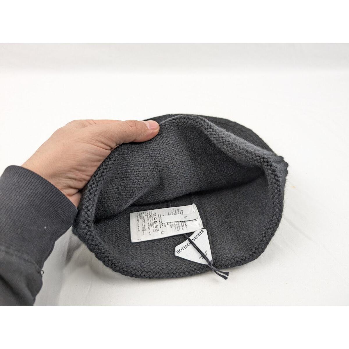 Bottega Veneta Overlock Wool Cashmere Beanie Hat / Cap in Bottega Veneta Overlock Wool Cashmere Beanie Hat / Cap in