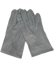 Original German Army Leather Gloves Winter Driving Surplus Military Grey Gray XL
