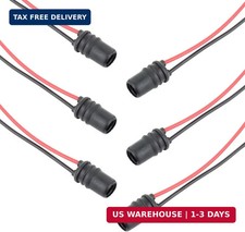 T10 Socket Pre-wired Connector For Light Bulbs 194 Female Plug Pack Of 6