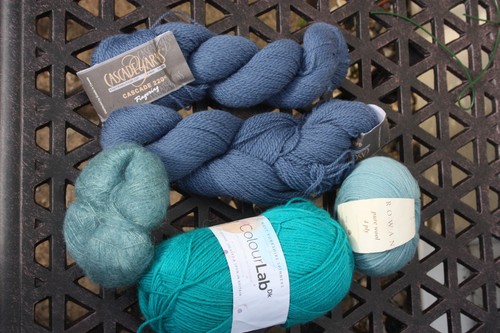 Konvolut Rowan & Cascade, WYS Wolle inkl Kidsilk Haze, reine Wolle 4-fädig, Colourlab