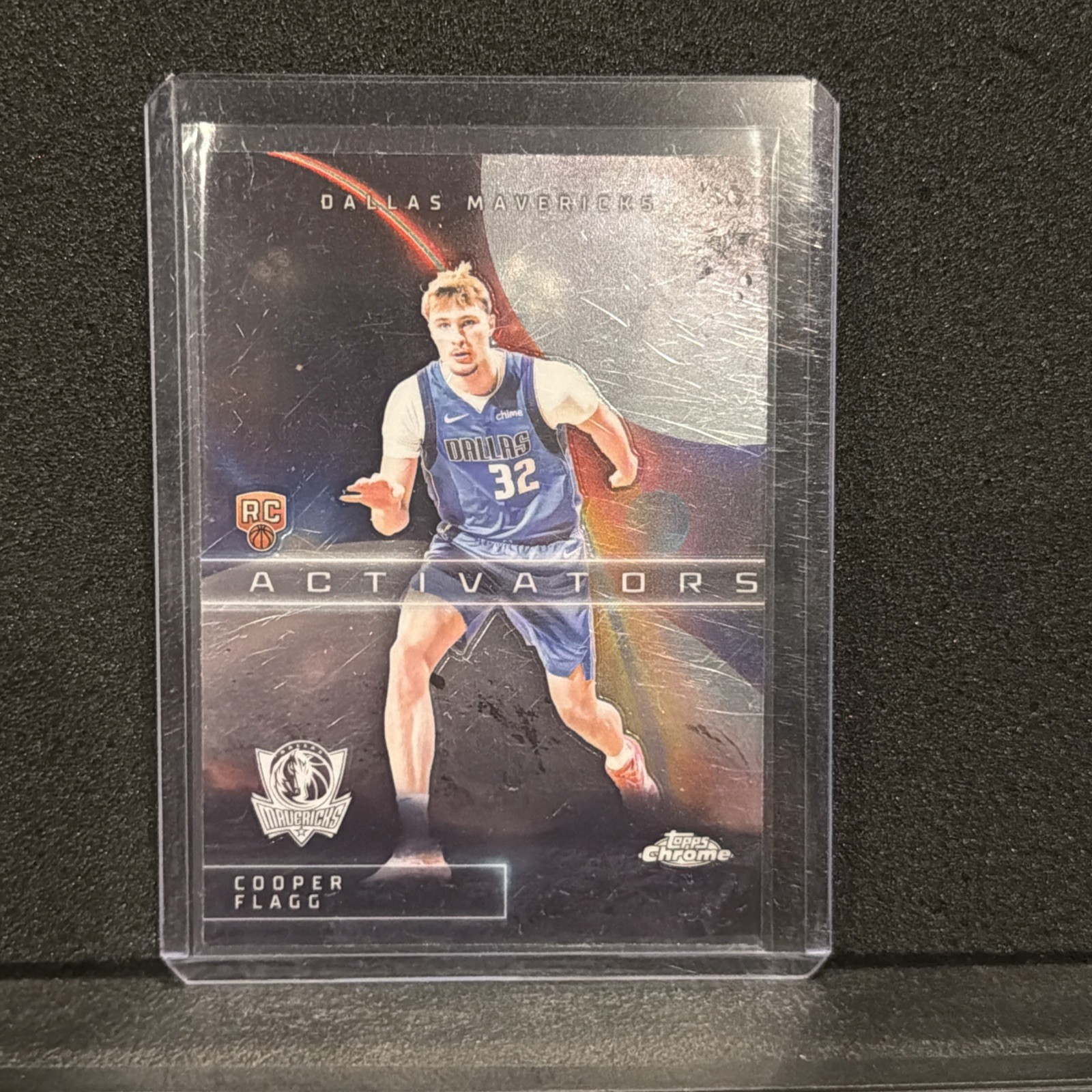 Cooper Flagg 2025-26 Topps Chrome Activators Rookie Card AC-11 Mavericks RC