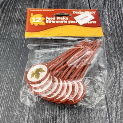 Fall Leaf Charcuterie Appetizer Food Picks 12 pc Thanksgiving Designware