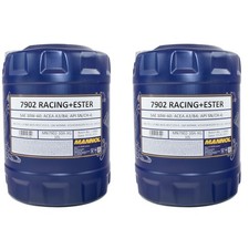 2x 10 Liter MANNOL Motoröl Motor ÖL Benzin Diesel Racing+Ester 10W60 API SN/CH-4