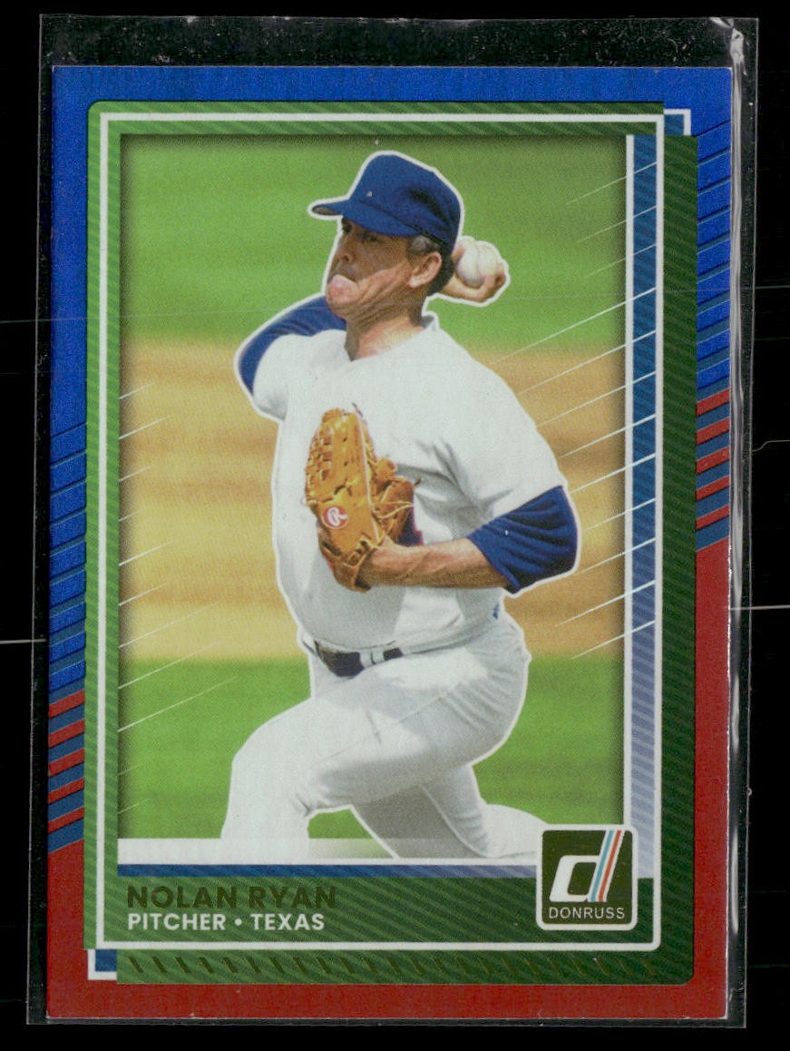 2025 Donruss #44 Nolan Ryan Red and Blue Laser
