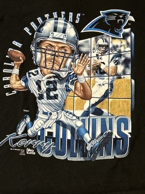 Vintage 1996 Kerry Collins Carolina Panthers Pro Player T-Shirt Big Head Shirt