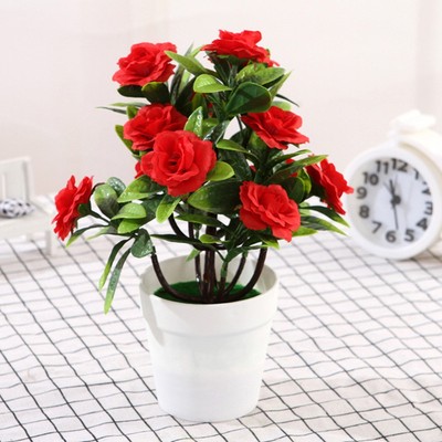 Künstliche Rosen Seidenblumen Blume Im Topf Kunstblumen Blumenstrauß Hochzeit