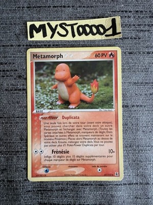 Pokemon Karte Metamorph 37/113 Block Ex Species Delta Französisch Gebraucht 